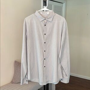 J.Lindeberg Gray Casual Button Down Shirt